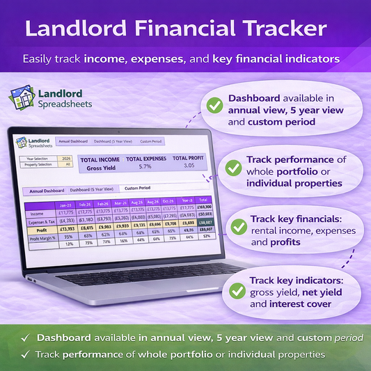 Landlord Financial Tracker Spreadsheet